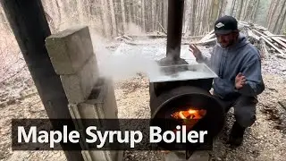 Barrel Maple Sap Evaporator Build