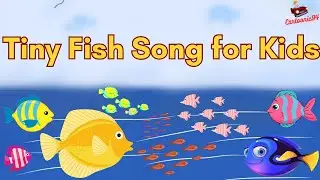 Tiny Fish Song for Kids | Underwater Adventure Nursery Rhyme | Cartoonic94