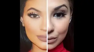 Kylie Jenner inspired look- With signature lips