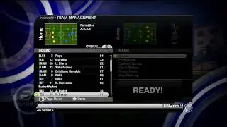 Real Madrid Stats Team Line Up Fifa 10