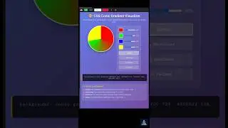 gradient conic in css #html #css #webdesign #shortfeed | Code Alchemy