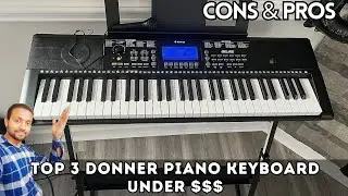 Best 3 Donner Piano Keyboard Worth Buying - Pricing Pros Cons Detailed Specification
