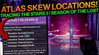 Destiny 2: ALL 5 ATLAS SKEWS Locations for Tracing the Stars 3 - Guide (Season of the Lost)
