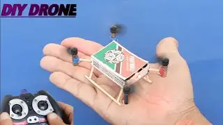 How to make a mini matchbox drone school project for beginners easy heli easy experiment us