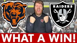 🚨REACTION: Chicago Bears Get MASSIVE WIN Over Raiders On Josh Blackwell&rsquo;s Blocked Field Goal!