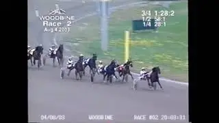 2003 Woodbine EXCUSEZ MOI Phil Hudon OSS Gold 3YO Fillies Trot Elimination