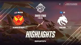 Selangor Red Giants vs Team Spirit HIGHLIGHTS M7 World Championship | SRG VS TS ESPORTSTV