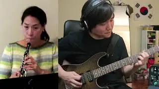 Ferling 48 Etudes No.8 for Oboe (Saxophone) and Electric Guitar