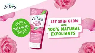 NEW St. Ives Gentle Smoothing Rose Scrub