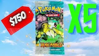 Pokemon HS Unleashed Booster Pack Opening