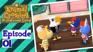😸 Jan auf dem Muskel-Marsch ▪Ep01▪ ANIMAL CROSSING HUHWCREW CAMP 🚐