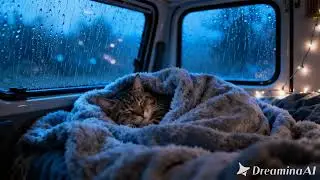 The Comfort of Heavy Rain Drops Beating on a Car - Deep Sleep and Stress Relief Mix