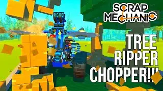 SAW BLADE MEETS CARDBOARD. FRIENDS??? | Scrap Mechanic Multiplayer Mondays