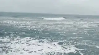 Heavy Surf from Surf City Pier and Seaview Pier