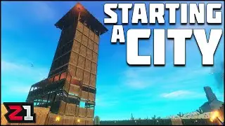 I Started A CITY on Raft on Sand ! Modded Raft Gameplay | Z1 Gaming