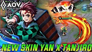 AOV : NEW SKIN YAN X TANJIRO | AOV X KIMESTSU NO YAIBA | EFFECT REVIEW - ARENA OF VALOR
