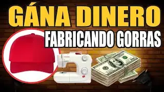 C&Oacute;MO hacer GORRAS con maquina DOSMESTICA #emprendedor #costura #dinero