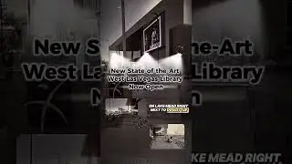 Inside the New $40M West Las Vegas Library! (Wait for the Multimedia Lab! 🎬)