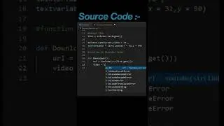 Python Project YouTube Video Downloader | #shorts 01