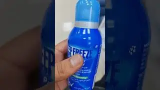 Cold spray, pain killer for Acute injuries after physical activities.