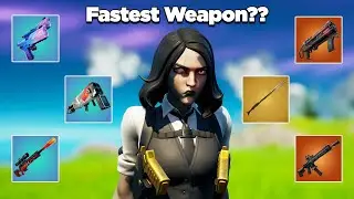 Which Weapon is the Fastest for Eliminating a Loot Shark?? Marigold's Revenge - Fortnite Experiments