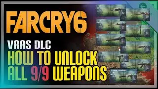 FAR CRY 6 Vaas insanity DLC-all weapon locations and how get them gameplay (All 9-weapon)
