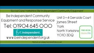 Social Care Yorkshire | Be Independent Community Equipment