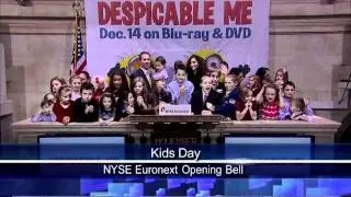 26 Nov 2010 NYSE Celebrates Kids Day