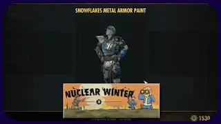 ☢ Fallout 76 - NUCLEAR WINTER 🤯 | Snowflakes Paint | ❄