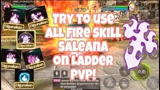 Saleana Lvl 70 - All Fire Skill Build DNM Sea Ladder (PVP) Gameplay