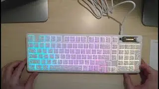 #unboxing #furycube IP98 RGB Wired Gaming Membrane Keyboard #amazonvine #notalking #asmr