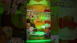 How To Make Cactus Juice | Avatar The Last Airbender Mocktail | #cactusjuice #atla #nonalcoholic