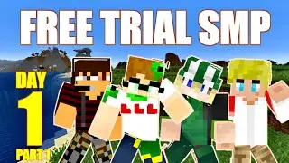 The 30 Day Free Trial SMP | SMP Hardcore | Day 1 Pt 1 | ALL POVS | A New World