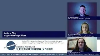 SCMAGLEV Virtual Public Hearing Live Stream Session #4 04/08/2021