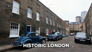 Step Inside Roupell Street Walking 4K Tour Historic Georgian Vibes, HDR