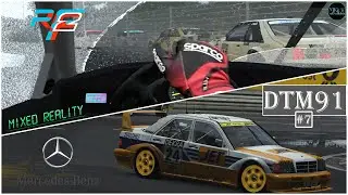 Rain Battle @ Norisring! -- rFactor 2 -- DTM 1991 / SimRacing / Augmented Reality / Drivers Eye