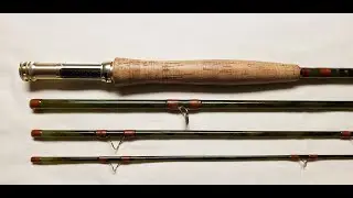 Schell Fly Rods custom built fiberglass 5 weight, 8'0