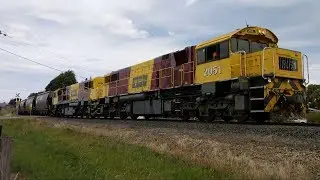 TasRail 2051 2054 #46 Coal train crossing Arthur Street