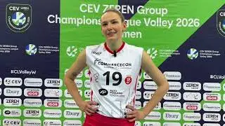 Weronika Centka-Tietianiec po meczu ŁKS Commercecon Ł&oacute;dź - A. Carraro Prosecco DOC Conegliano