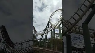 Double Looping Coaster at #efteling #python #themepark #rollercoaster #vekoma #looping #shorts #fyp