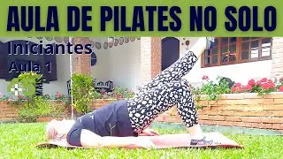 AULA DE PILATES no solo - Mat Pilates para INICIANTES | Aula 1 😍