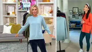 zuda Z-Knit French Terry Pullover Sweatshirt on QVC