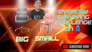 Overday surviving challenge on chair 💺 in BIG & SMALL budget