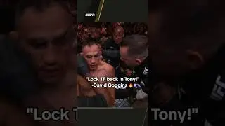 David Goggins in the corner 🔥 #UFC296