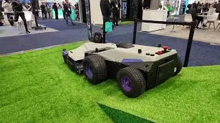 Commercial Robotic Mower!  Revealed at #ces2026 Pandag Autonomous Brush Cutter