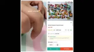 UNBOXING MINIATUR MAKANAN SNACK MINI KEMASAN SHOPE HAUL