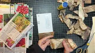 Scrappy Saturday! - Ephemera Bases from Grungy Paper Scraps!