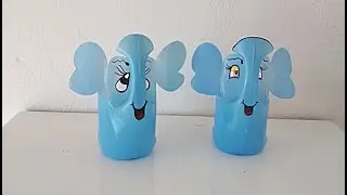 Elefante com garrafa de sabão