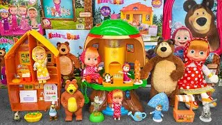 97 Minutes Satisfying with Unboxing Cute Masha and The Bear Secret Treehouse Set ASMR 🐻 Review Toys