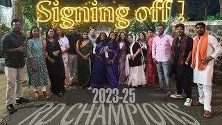 SIGNING OFF ! BATCH 2023-25 | RD CHAMPIONS | FAREWELL | TISS TULJAPUR